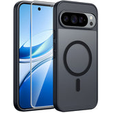 FNTCASE für Google Pixel 10/10 Pro/9/9 Pro 6,3 Zoll Handyhülle: Magnetische, durchscheinende, matte, stoßfeste, schlanke Handyhülle – sturzsichere Hartschale in Militärqualität mit Anti-Fingerabdruck-Schutzhülle